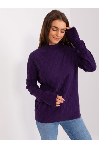 Megztinis, tamsiai violetinis 2