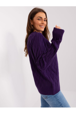 Megztinis, tamsiai violetinis
