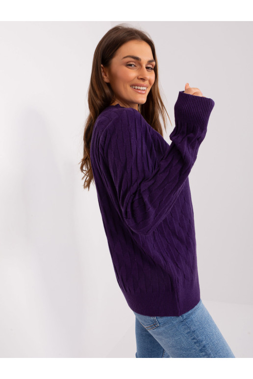 Megztinis, tamsiai violetinis