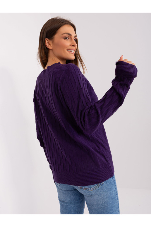 Megztinis, tamsiai violetinis