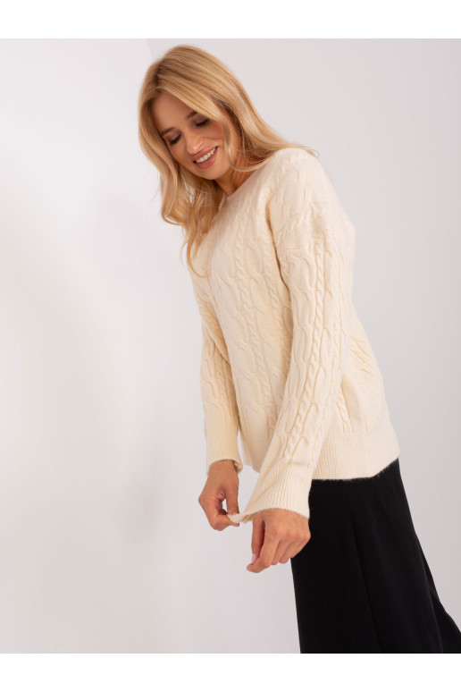 Megztinis, ekru