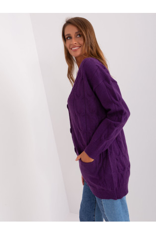 Megztinis, tamsiai violetinis 2