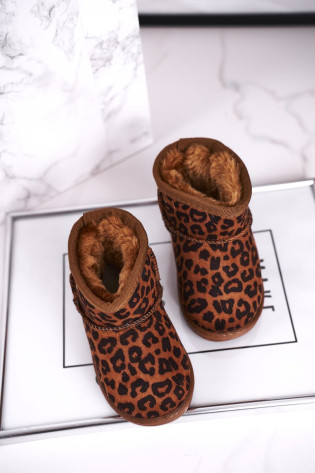 Vaikiški šilti sniego batai Leopard Gooby 2