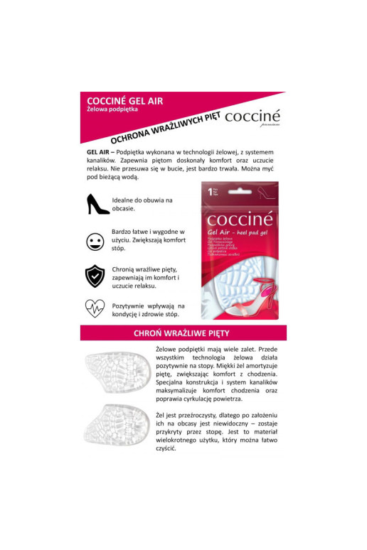 Moteriškos gelinės „Coccine“ kulnų pagalvėlės