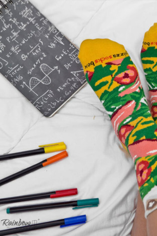 Rainbow Socks Pica 4 Poros Havajų Pepperoni Italų