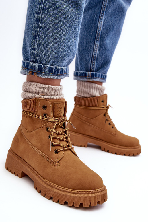 Moteriški apšiltinti Camel Cross džinsai MM2R4011C