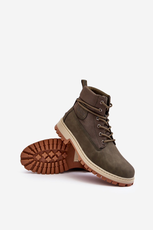 Vyriški „Trapper“ batai „Memory Foam Khaki Big Star“ KK174205