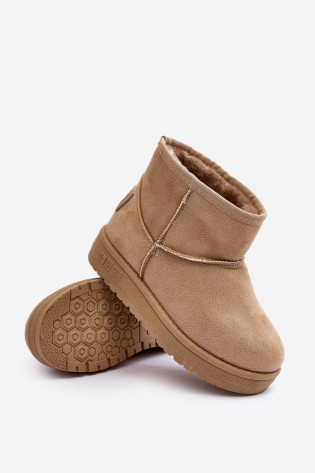 Vaikiški izoliuoti sniego batai Beige Big Star MM374056