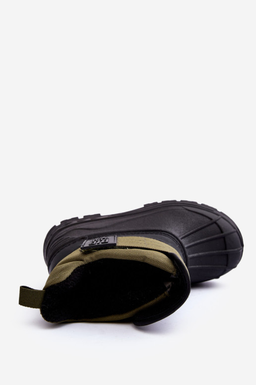 Vaikiški Velcro izoliuoti sniego batai Khaki Big Star MM374123