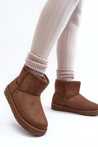 Moteriški sniego batai, izoliuoti kailiu Brown Big Star MM274161 2
