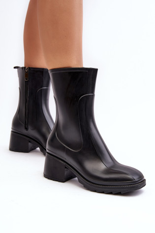 Moteriški Matiniai Galoshes Aukštakulniai Batai Juodos spalvos Bertaida 2