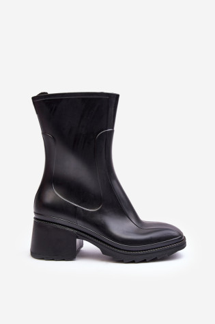Moteriški Matiniai Galoshes Aukštakulniai Batai Juodos spalvos Bertaida