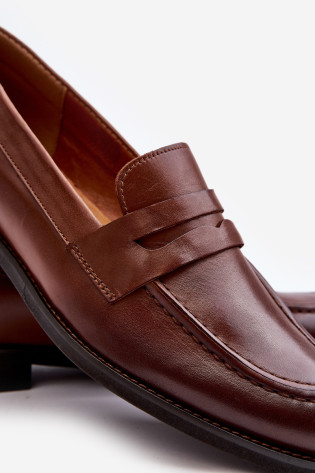 Vyriški odiniai batai Loafers Zazoo 1570/ 1 Brown