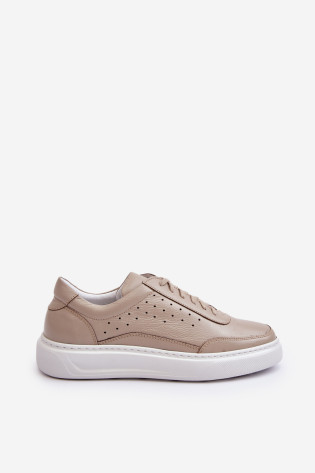 Vyriški odiniai sportiniai batai Zazoo 1544 Beige 2