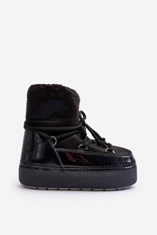 Moteriški sniego batai su apkaustais Black Toolsa