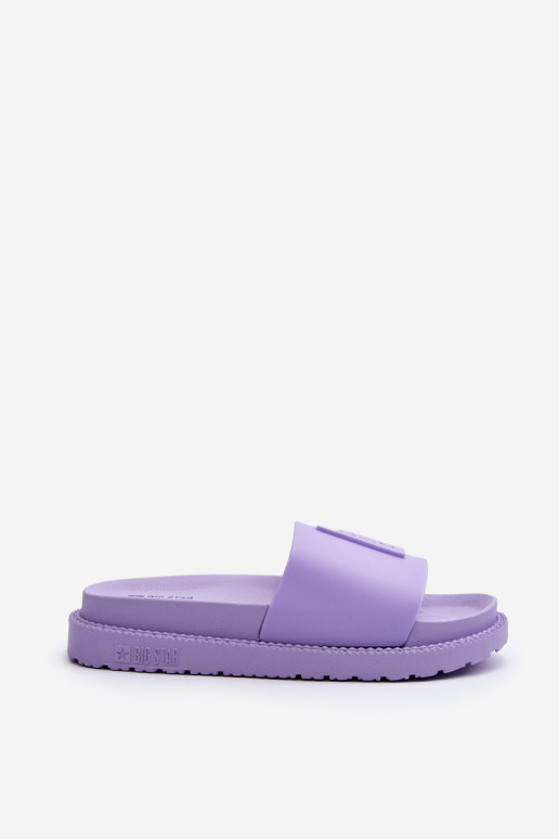 Moteriškos šlepetės Big Star LL274426 Violetinė