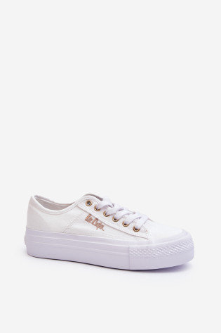 Moteriški sportbačiai su platforma Lee Cooper LCW-24-31-2725 balti 2