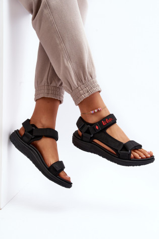 Moteriški sandalai Lee Cooper LCW-24-34-2615 juodi