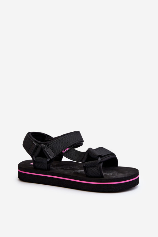 Moteriškos platforminės basutės Lee Cooper LCW-24-05-2751L juodos