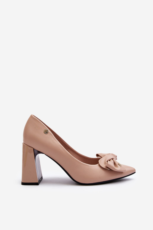 Aukštakulniai pompos su lankeliu, Beige Ariemessa