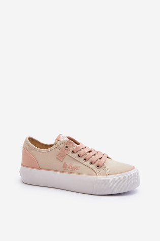 Lee Cooper LCW-24-31-2196 moteriški sportbačiai, smėlio spalvos 2
