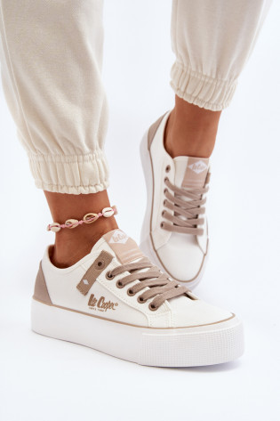 Lee Cooper LCW-24-31-2198 moteriški sportbačiai, balti