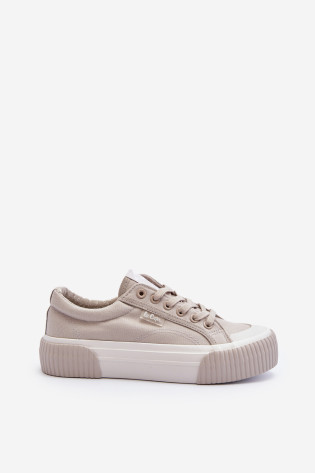 Moteriški sportbačiai su storu padu Lee Cooper LCW-24-31-2178 pilki