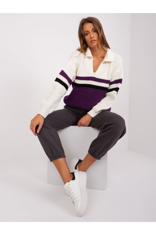 Megztinis, tamsiai violetinis
