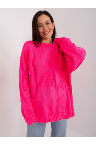 Megztinis, fluo rožinis