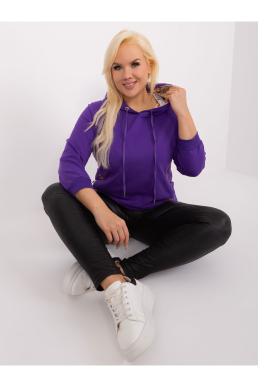 Megztinis, tamsiai violetinis