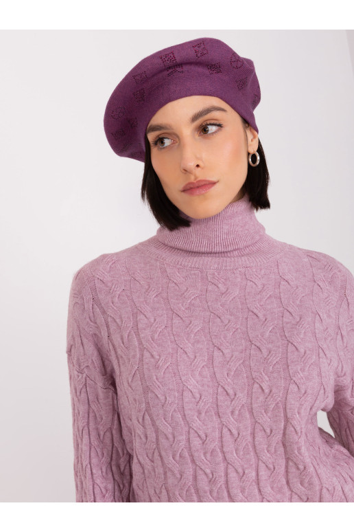 Kepurė, tamsiai violetinė