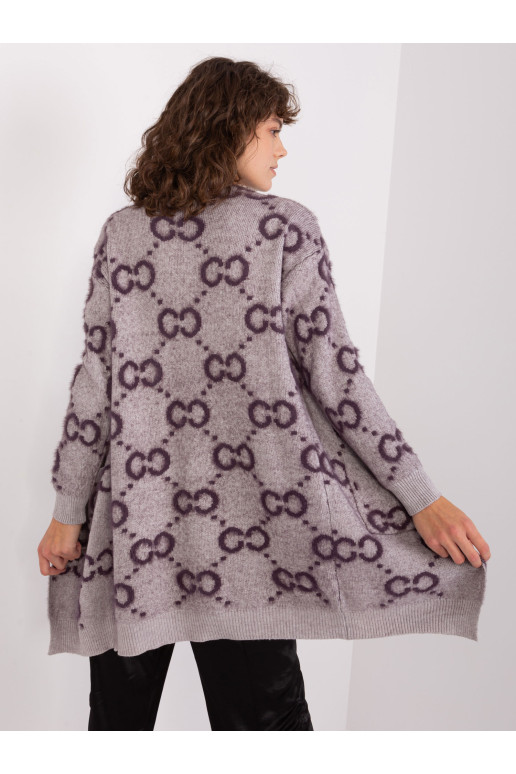 Megztinis, tamsiai violetinis
