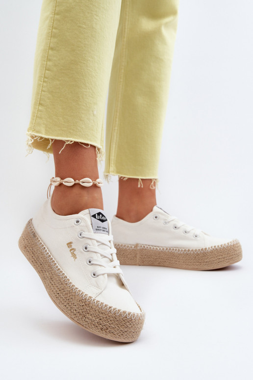 Lee Cooper LCW-24-44-2410 pinti sportbačiai, balti