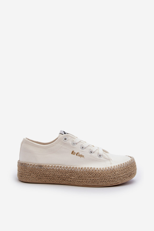 Lee Cooper LCW-24-44-2410 pinti sportbačiai, balti