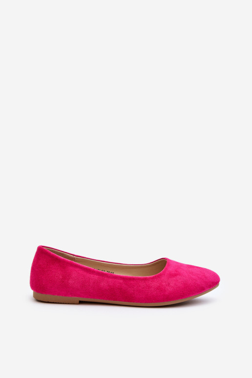 Moteriškos zomšinės balerinos Fuchsia Kommia