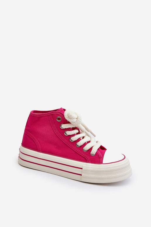 Moteriški sportbačiai su platforma Fuchsia Aineri