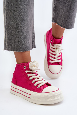 Moteriški sportbačiai su platforma Fuchsia Aineri