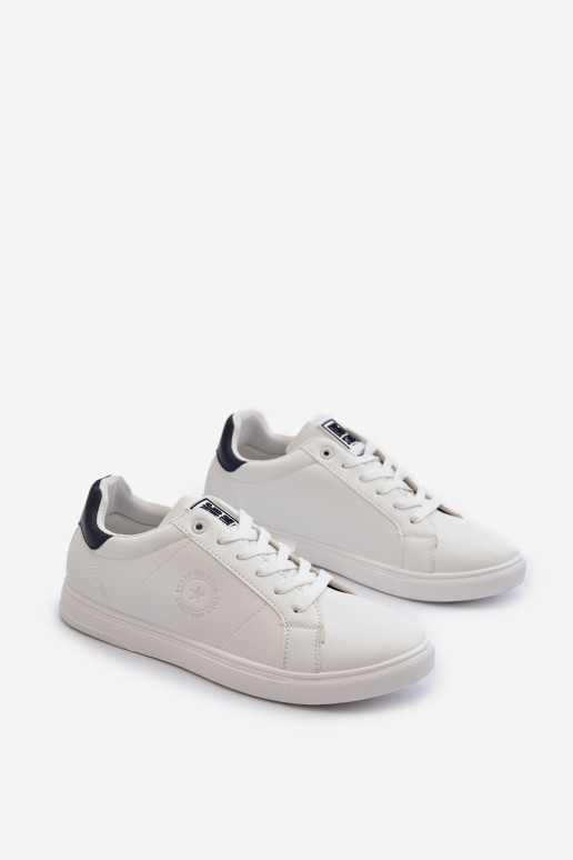 Vyriški žemi sportbačiai Eco Leather Big Star NN174282 Balta