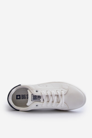 Vyriški žemi sportbačiai Eco Leather Big Star NN174282 Balta