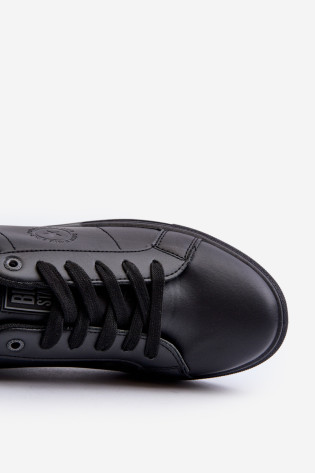 Vyriški žemi sportbačiai Eco Leather Big Star NN174284 juodi