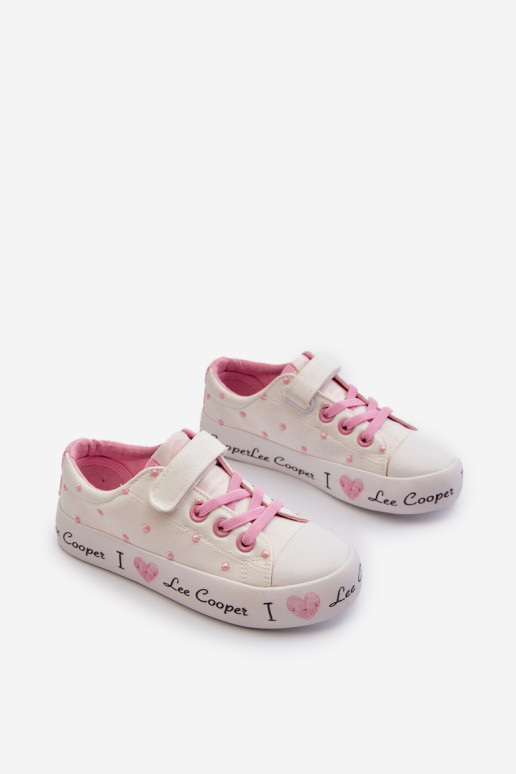 Mergaičių sportbačiai Lee Cooper LCW-24-02-2159 balti