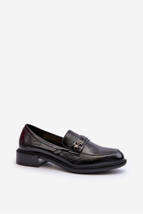 Moteriški Patentiniai Juodi Loafers Nerilaja