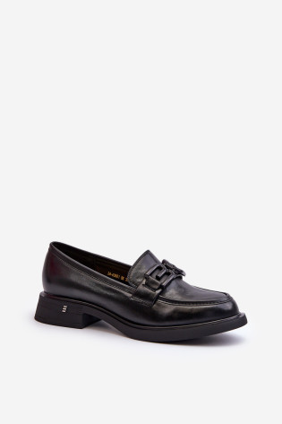 Elegantiški moteriški odiniai mokasinai Black Triana 2
