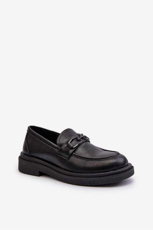 Moteriški odiniai mokasinai Black Keelana