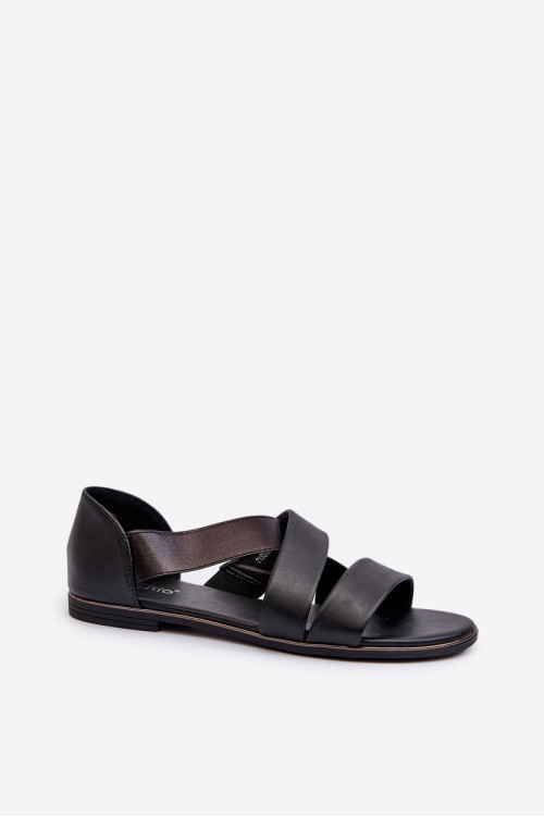 Odinės basutės su šleifu, Black Puglia