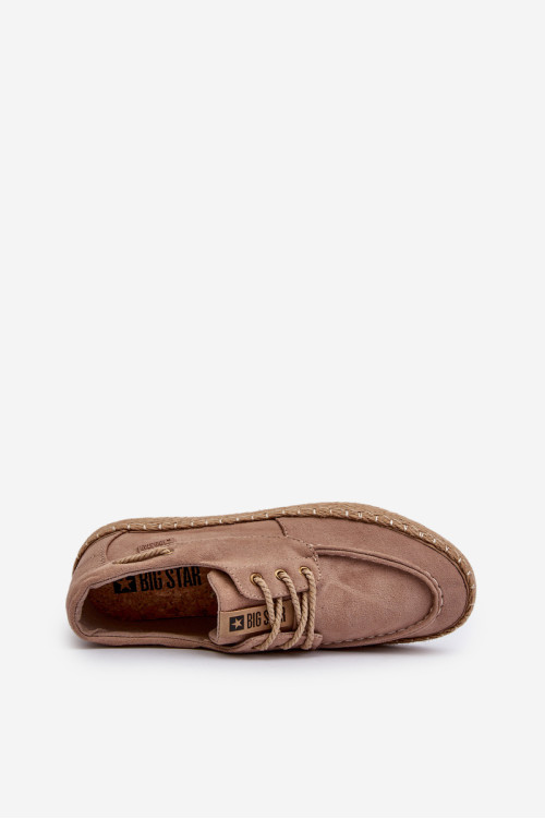 Vyriškos suvarstomos Espadrilės Big Star NN174054 Smėlio spalvos