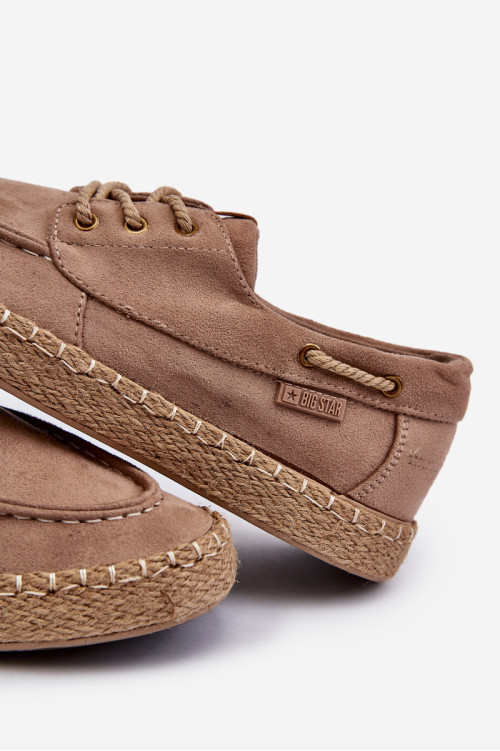 Vyriškos suvarstomos Espadrilės Big Star NN174054 Smėlio spalvos