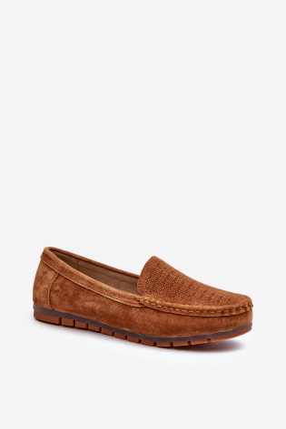 Zomšiniai moteriški mokasinai Camel S.Barski LR755 2