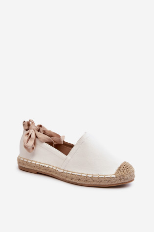 Surištos Eco Odinės Espadrilės Baltos Ismann 2