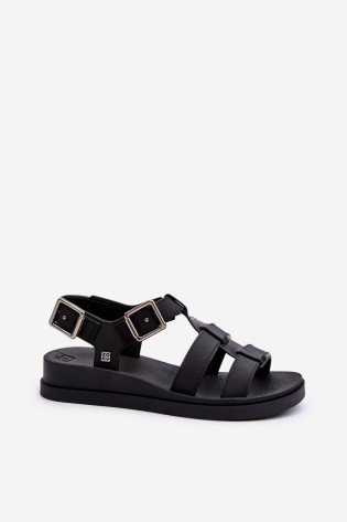 Kvepiantys Smooth moteriški sandalai ZAXY NN285007 juodi 2